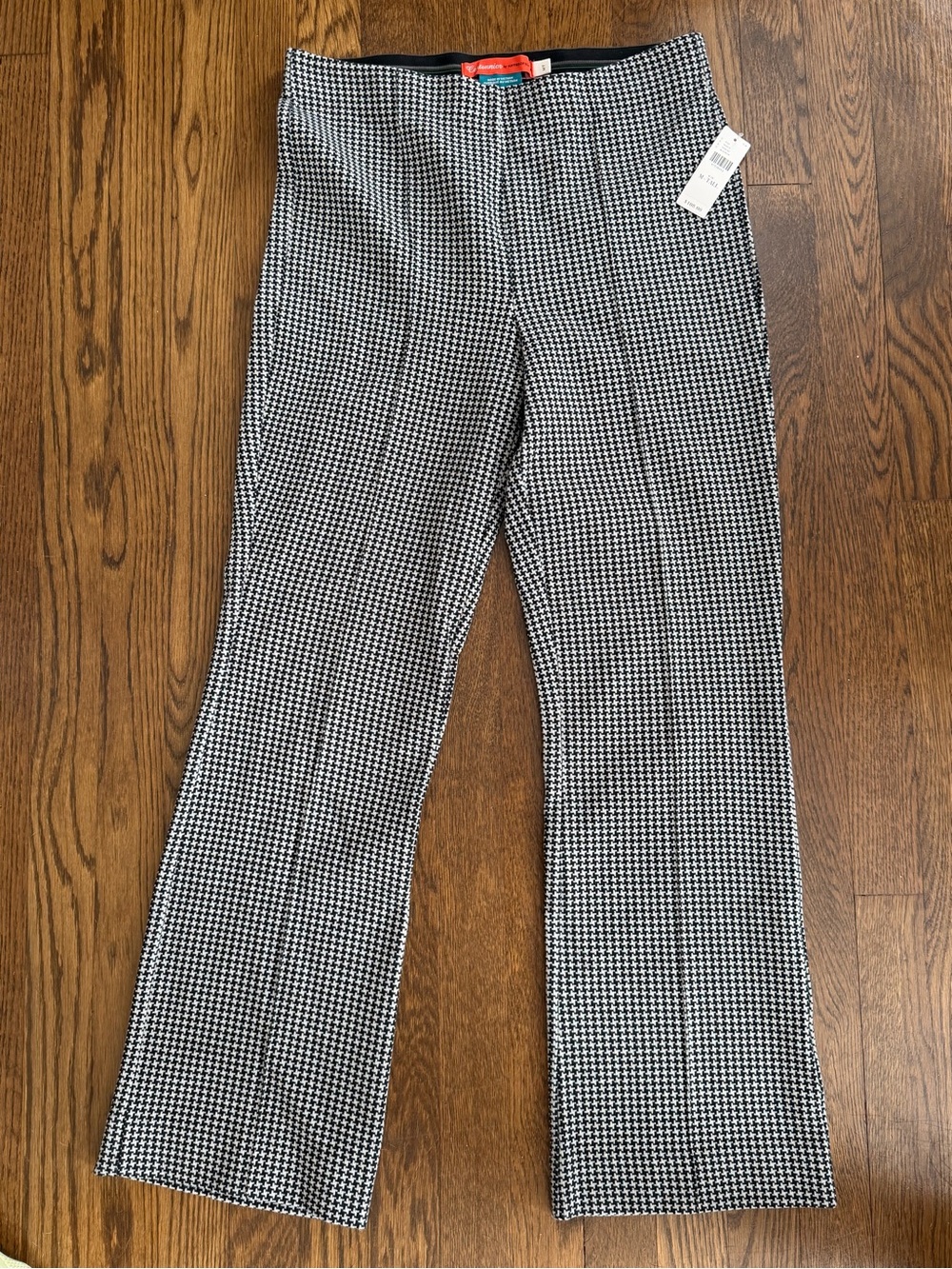 Cartonnier Black and White Houndstooth Dress Pants